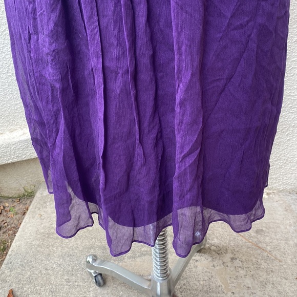 J Crew 100% silk Louisa chiffon dress with gorgeous back zipper. Gorgeous! - Picture 6 of 16